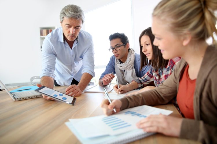 People discussing marketing plan controls example